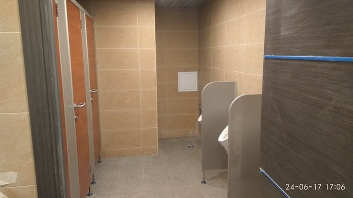 туалетные перегородки в санатории, Ялта
